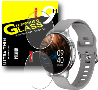 Olonga Edge To Edge Screen Guard for Pebble Cosmos Luxe 2.0 Smartwatch(Pack of 2)