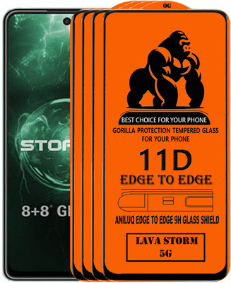 ANILUQ Edge To Edge Screen Guard for LAVA STORM 5G(Pack of 1)