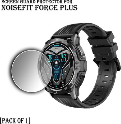 ejzatex Edge To Edge Screen Guard for NOISE NOISEFIT FORCE PLUS SMARTWATCH(Pack of 1)
