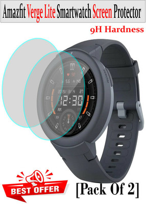 RapTag Edge To Edge Screen Guard for N&P Amazfit Verge Lite(Pack of 2)