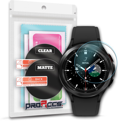 PROACCS Edge To Edge Screen Guard for Samsung Galaxy Watch 4 Classic 42mm(Pack of 2)