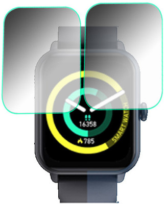 HIDEOUS Edge To Edge Screen Guard for DIZO Watch D2(Pack of 2)