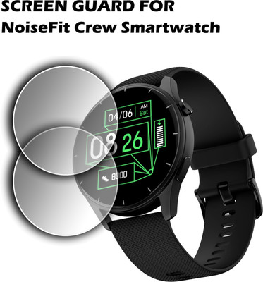 EJZATI Edge To Edge Screen Guard for NOISEFIT CREW SMARTWATCH(Pack of 2)