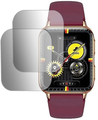 YCHROZE Edge To Edge Screen Guard for Playfit FLAUNT SMARTWATCH(Pack of 2)