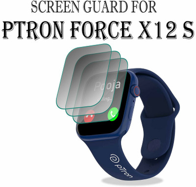 hirdesh Edge To Edge Screen Guard for Ptron X12s 1.85(Pack of 3)