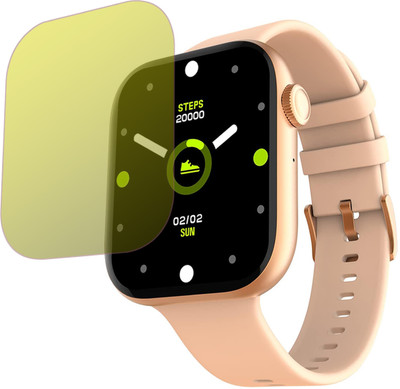 ejzatex Edge To Edge Screen Guard for FIRE BOLTT FIGHTER SMARTWATCH(Pack of 1)