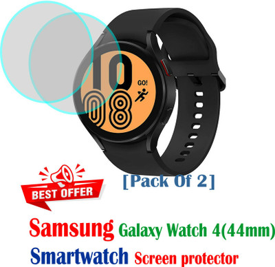 RapTag Edge To Edge Screen Guard for No 1:- Samsung Galaxy Watch 4 44 mm(Pack of 2)