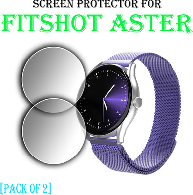 EJZATI Screen Guard for FITSHOT ASTER SMARTWATCH SCREEN GUARD(Pack of 2)