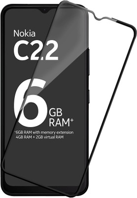 HUPSHY Edge To Edge Screen Guard for Nokia C22(Pack of 1)