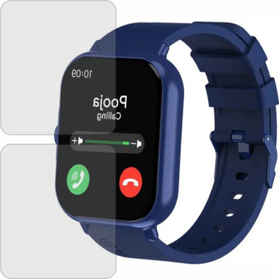 TELTREK Edge To Edge Screen Guard for pTron Pulsefit P61 Plus(Pack of 2)