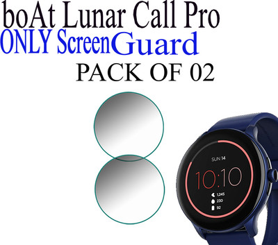 daffin Edge To Edge Screen Guard for boAt Lunar Call Pro(Pack of 2)