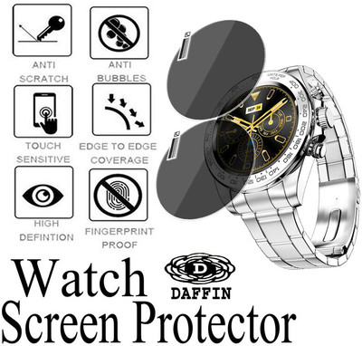 daffin Edge To Edge Screen Guard for Fire-Boltt Blizzard(Pack of 2)