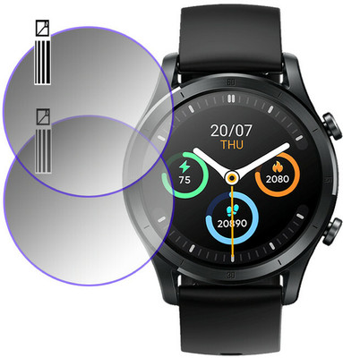 YCHROZE Edge To Edge Screen Guard for Realme TechLife Watch R100(Pack of 2)