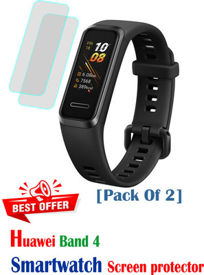 RapTag Edge To Edge Screen Guard for No 1:- Huawei Band 4(Pack of 2)