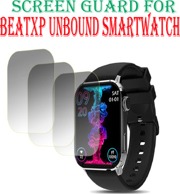 EJZATEX Edge To Edge Screen Guard for BESTXP UNBOUND SMARTWATCH(Pack of 3)