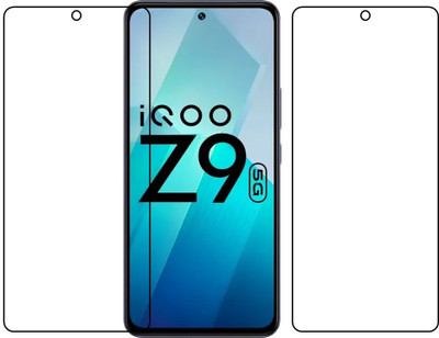 Tuch Edge To Edge Screen Guard for IQOO Z9 5G Impossible Fiber Tempered Glass IQOO Z9 5G(Pack of 2)