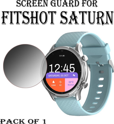 EJZATI Edge To Edge Screen Guard for FITSHOT SATURN SMARTWATCH(Pack of 1)
