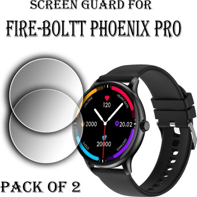 ejzatex Edge To Edge Screen Guard for FIRE BOLTT PHOENIX PRO SMARTWATCH(Pack of 2)