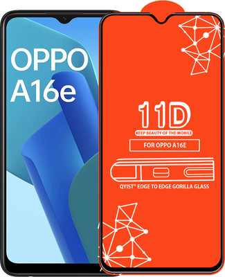 Qyist Edge To Edge Screen Guard for Oppo A16E(Pack of 1)