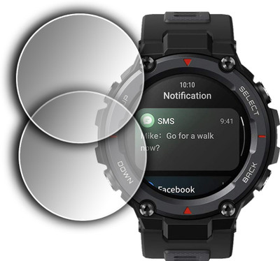 ejzatex Edge To Edge Screen Guard for AMAZFIT T-REX PRO SMARTWATCH(Pack of 2)