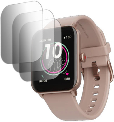 YCHROZE Edge To Edge Screen Guard for Boat Wave Fury SMARTWATCH(Pack of 3)