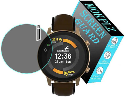 MOKPLZ Edge To Edge Screen Guard for FASTRACK REFLEX PLAY PLUS CLASSIC SMARTWATCH(Pack of 1)