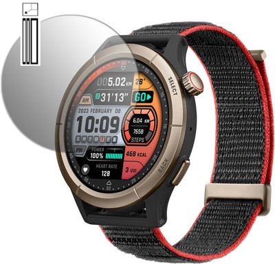 YCHROZE Edge To Edge Screen Guard for Amazfit Cheetah Pro(Pack of 1)