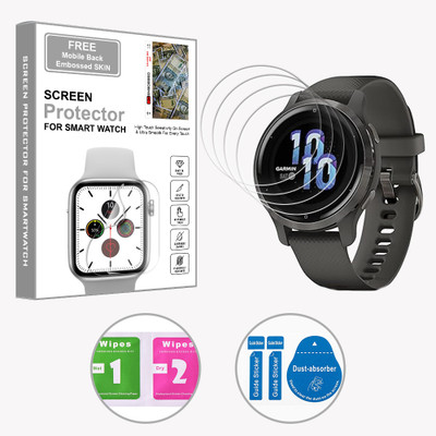 ARBAN Edge To Edge Screen Guard for Garmin Venu 2S 1.3 inch (FREE 1 MOBILE EMBOSSED SKIN) SMARTWATCH SCREEN GUARD(Pack of 4)
