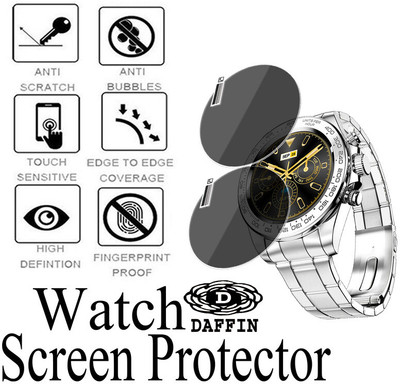 daffin Edge To Edge Screen Guard for Fire-Boltt Blizzard(Pack of 2)