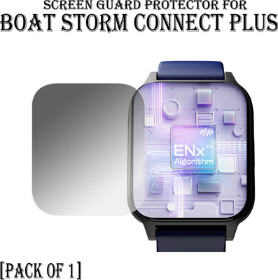 EJZATI Edge To Edge Screen Guard for BOAT STORM CONNECT PLUS SMARTWATCH SCREEN GUARD(Pack of 1)