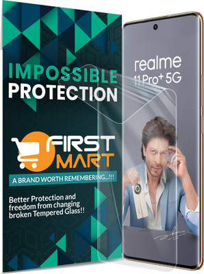 FIRST MART Edge To Edge Screen Guard for Realme 11 Pro Plus 5G, 11 Pro Plus 5G, 11 Pro Plus 5G ( Impossible 4 Layer Nano Flexible Fiber )(Pack of 1)