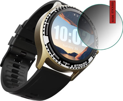 ejzatex Edge To Edge Screen Guard for BOULT STRIKER SMARTWATCH(Pack of 1)
