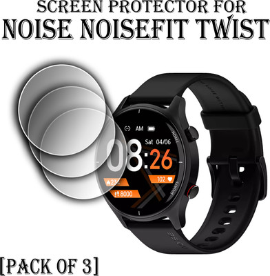 EJZATI Edge To Edge Screen Guard for NOISE NOISEFIT TWIST SMARTWATCH(Pack of 3)