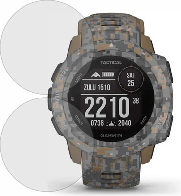 TELTREK Edge To Edge Screen Guard for Garmin Instinct Solar Tactical(Pack of 2)