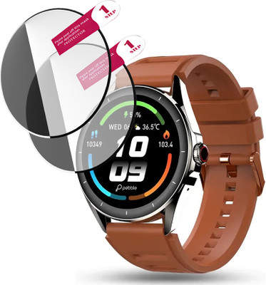 daffin Edge To Edge Screen Guard for Pebble Cosmos Valor(Pack of 2)