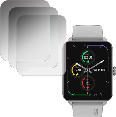 ejzatex Edge To Edge Screen Guard for NOISE COLORFIT ICON 2 VISTA SMARTWATCH(Pack of 3)