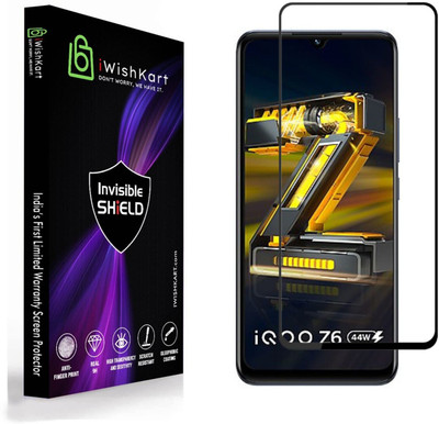 iWishKart Tempered Glass Guard for IQOO Z6 44W, IQOO Z6 44W 5G(Pack of 1)