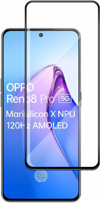 KLAH Edge To Edge Screen Guard for OPPO Reno8 Pro 5G(Pack of 1)