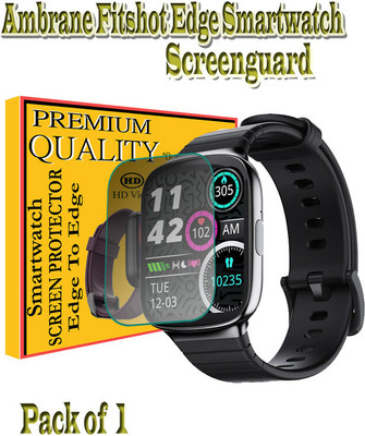 EZGER Edge To Edge Screen Guard for Ambrane Fitshot Edge(Pack of 1)