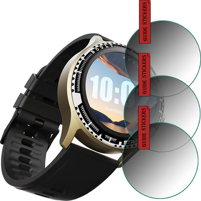 ejzatex Edge To Edge Screen Guard for BOULT STRIKER SMARTWATCH(Pack of 3)