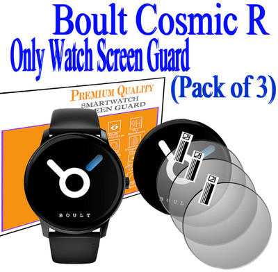 daffin Edge To Edge Screen Guard for Boult Cosmic R(Pack of 3)