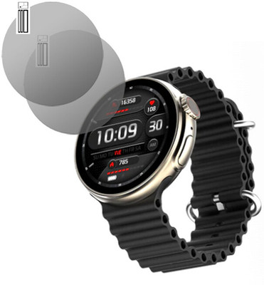 DOUMOF Edge To Edge Screen Guard for Fire Boltt Asteroid SMARTWATCH(Pack of 2)