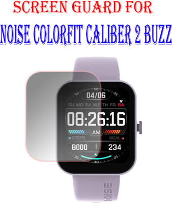 EJZATI Edge To Edge Screen Guard for NOISE COLORFIT CALIBER 2 BUZZ SMARTWATCH(Pack of 1)