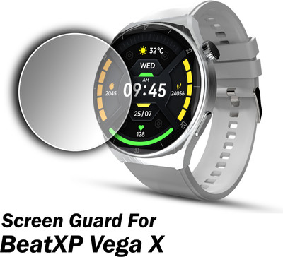 ejzatex Edge To Edge Screen Guard for BEATXP VEGA X SMARTWATCH(Pack of 1)