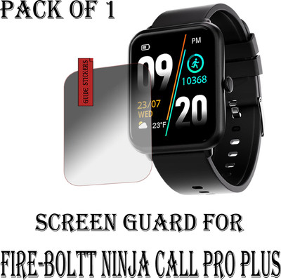 EJZATI Edge To Edge Screen Guard for FIRE BOLTT NINJA CALL PRO PLUS SMARTWATCH(Pack of 1)