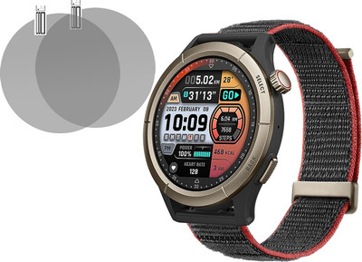 hirdesh Edge To Edge Screen Guard for Amazfit Cheetah(Pack of 2)