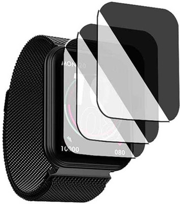 HIDEOUS Edge To Edge Screen Guard for boAt Xtend Plus(Pack of 3)