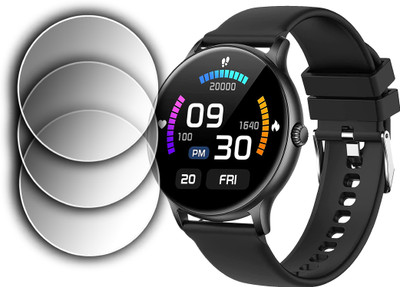 EJZATI Edge To Edge Screen Guard for FIRE BOLTT NINJA TALK SMARTWATCH(Pack of 3)