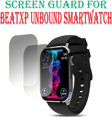 EJZATEX Edge To Edge Screen Guard for BESTXP UNBOUND SMARTWATCH(Pack of 2)