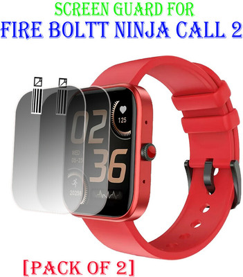 hirdesh Edge To Edge Screen Guard for FIRE BOLTT NINJA CALL 2(Pack of 2)